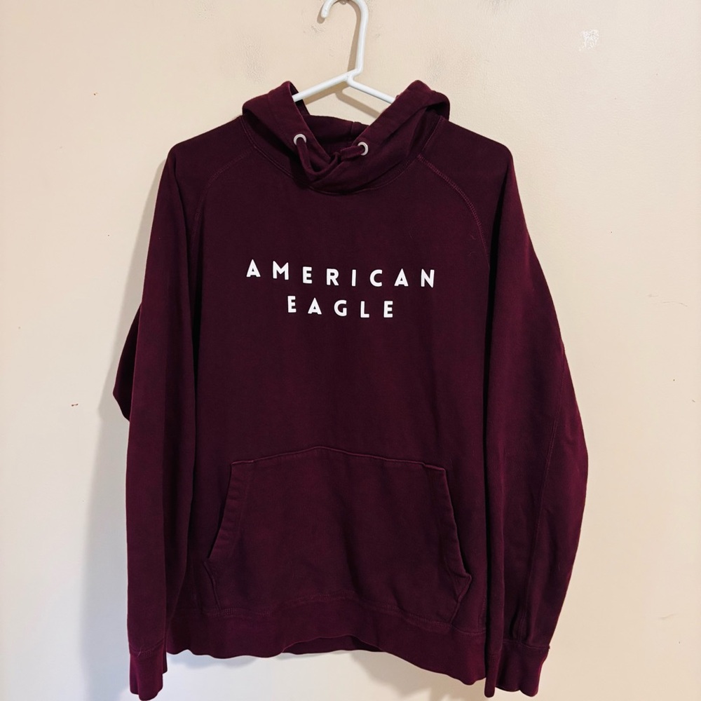 American Eagle Outfitters Maroon Hoodie